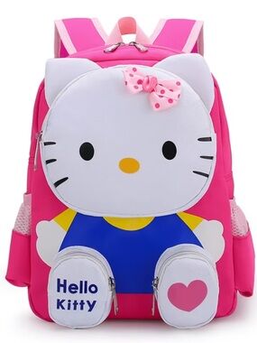 Hello Kitty Pink Kids Backpack with Graphic Front